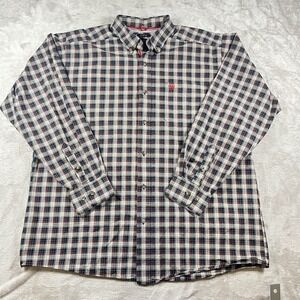 Ariat Pro Series / Embroidered Mens ‎ Check Plaid Mens XL Work Shirt Stretch